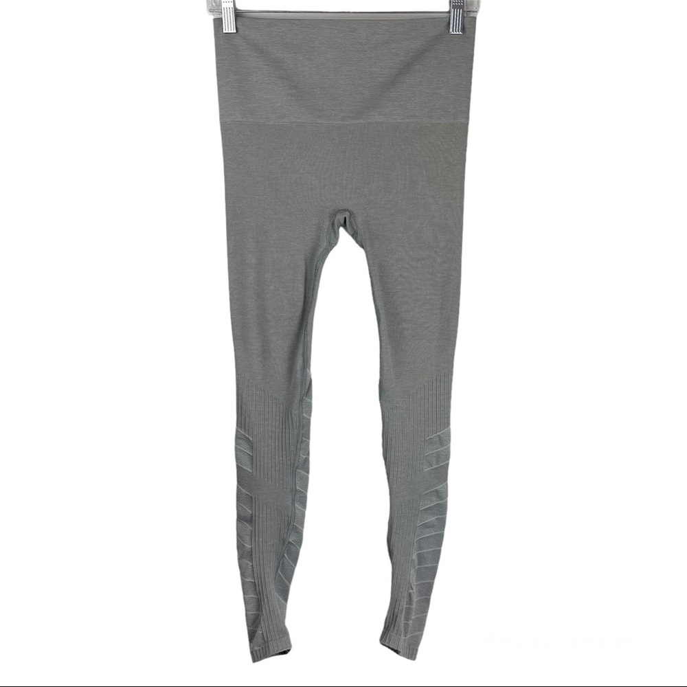 BLANQI Grey Sport Support Maternity Athletic Contour Leggings Sz Small - Picture 3 of 13